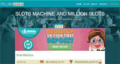 Desktop Screenshot of millionslots.net